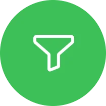 icoon funnel - groen