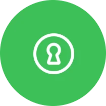 icoon geheim - groen