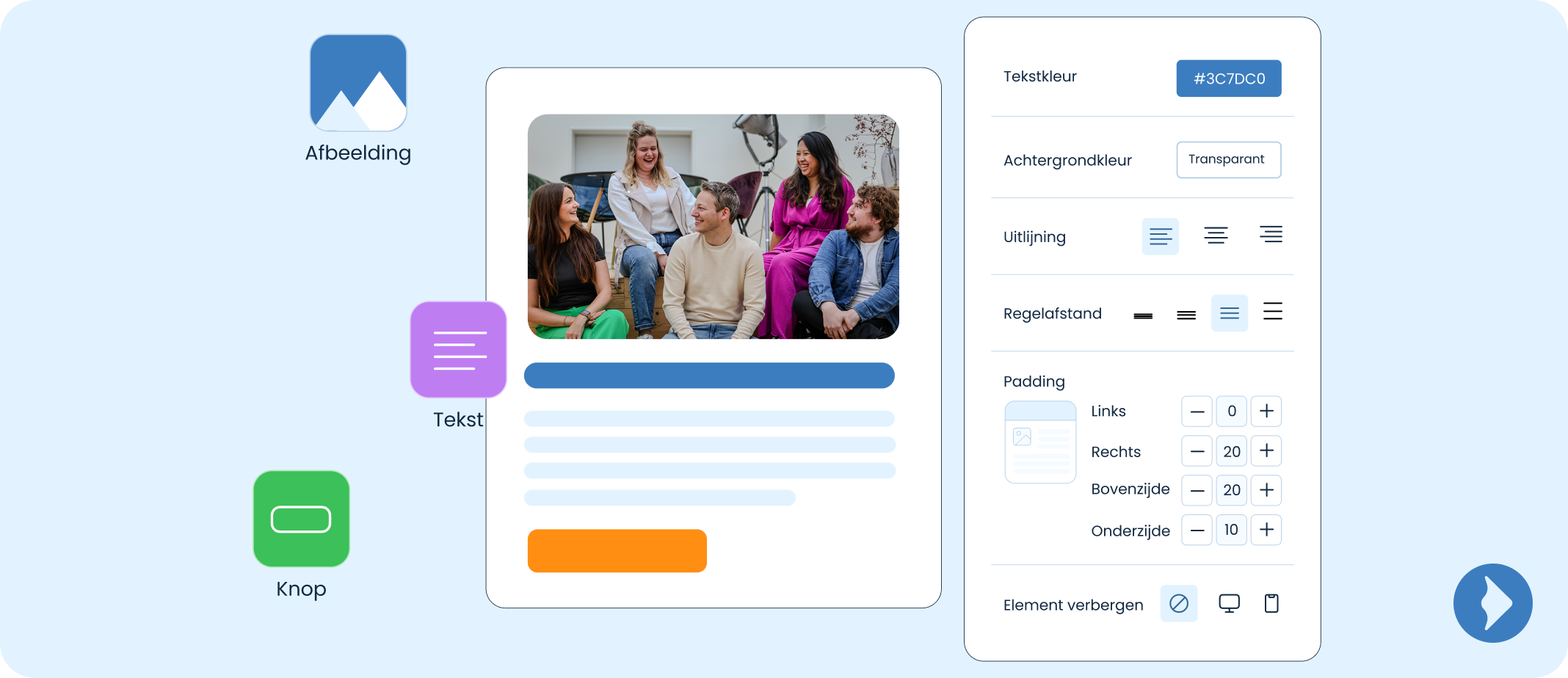 Illustratie - ActiveCampaign en MailBlue - Nieuwsbrieven