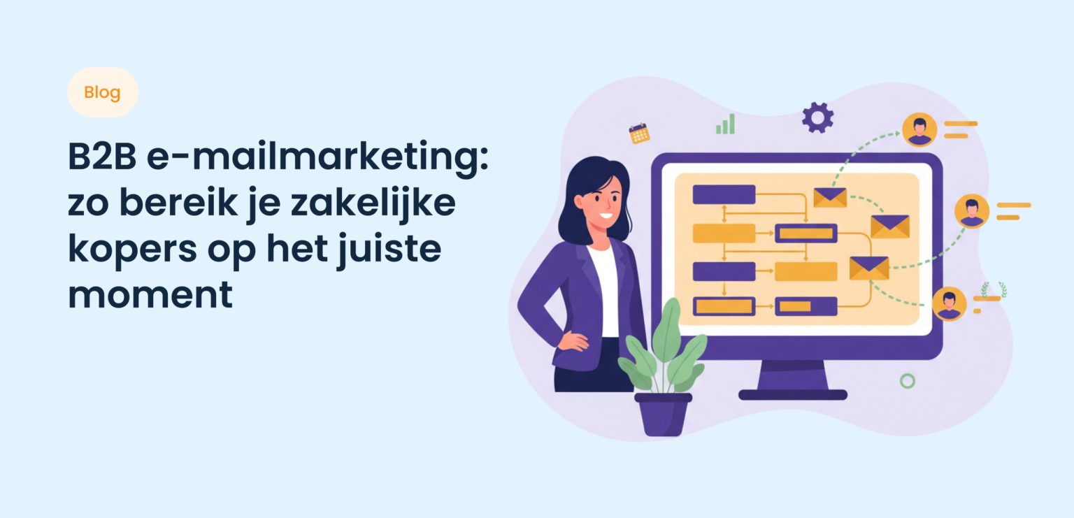 Thumbnail blog MailBlue: B2B e-mailmarketing: zo bereik je zakelijke kopers op het juiste moment